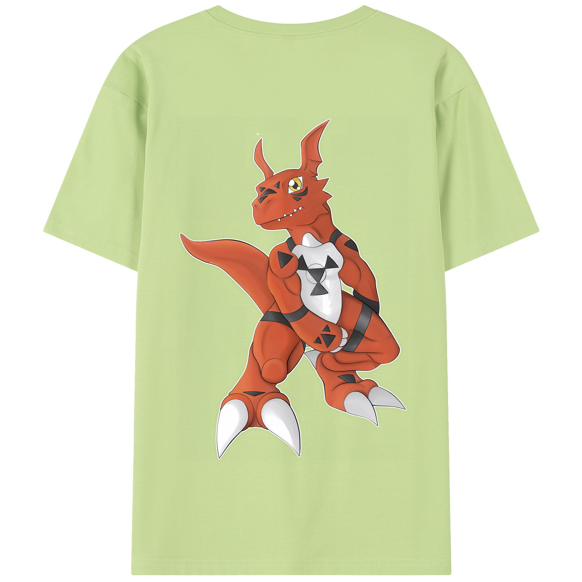 （画像用） Digimon デジタルモンスター/デジモン 綿100％半袖Tシャツ（背面プリント）